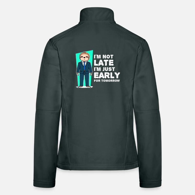 Faultier Säugetier Humorvoll Statement Langsam Frauen Softshelljacke