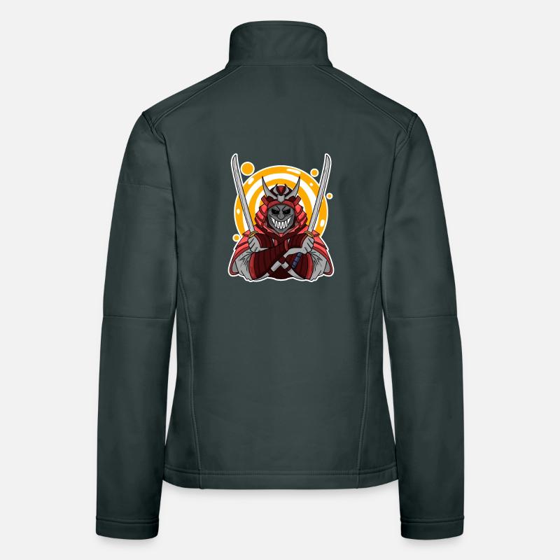 Samurai motif Women's Softshell Jacket