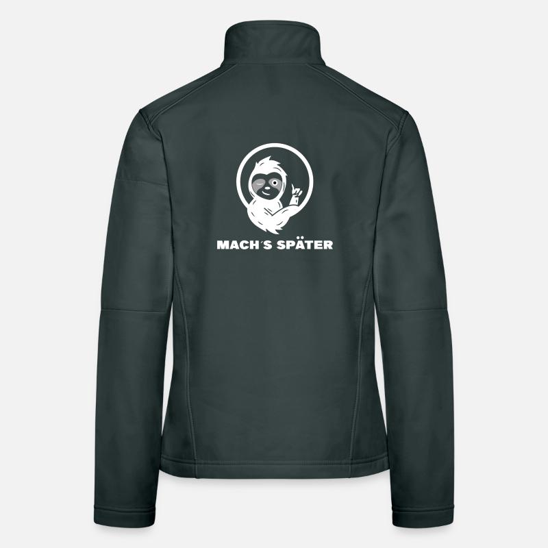 Faultier Säugetier Statement Faul Dschungel Tier Frauen Softshelljacke