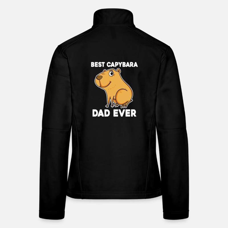 Capybara Père Capybara Veste en tissu softshell Femme