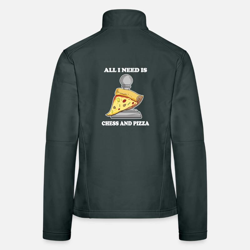 Chess and Pizza Women's Softshell Jacket