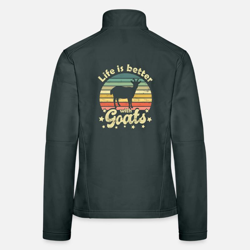 Goat Goats Women's Softshell Jacket