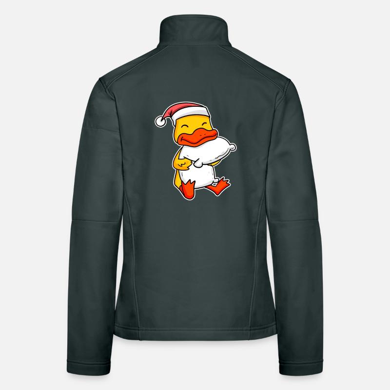 Duck Christmas Sleep Sleep Sleep Women's Softshell Jacket