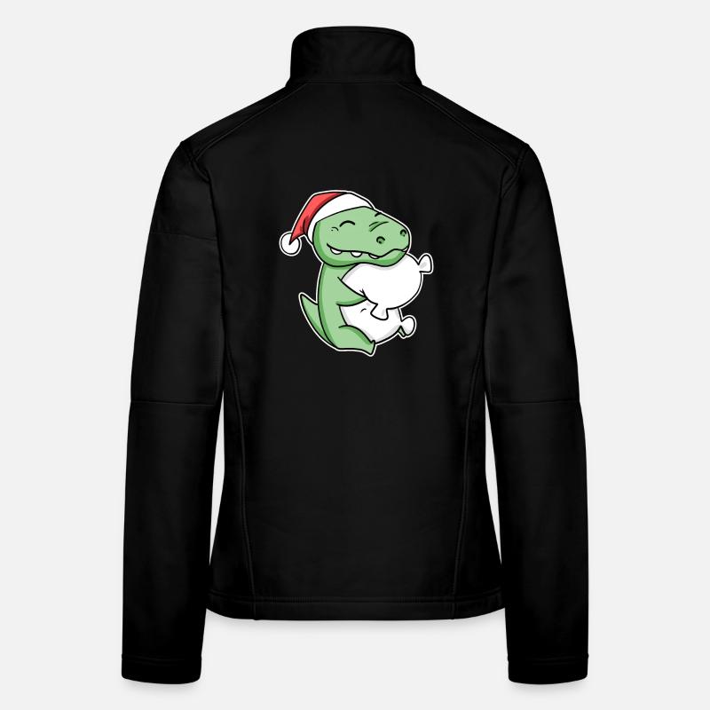 Crocodile Noël Sommeil Sommeil Sommeil Sommeil Veste en tissu softshell Femme