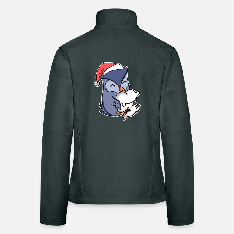 Eule Weihnachten Schlafen Schlaf Ausschlafen Frauen Softshelljacke