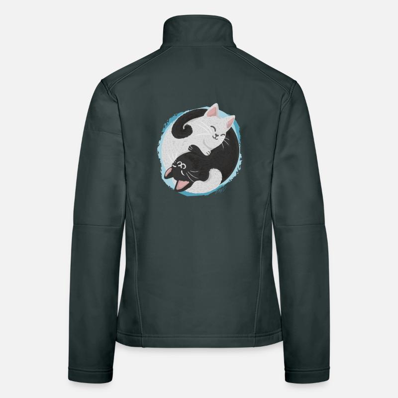 Jing Jang Chats Veste en tissu softshell Femme
