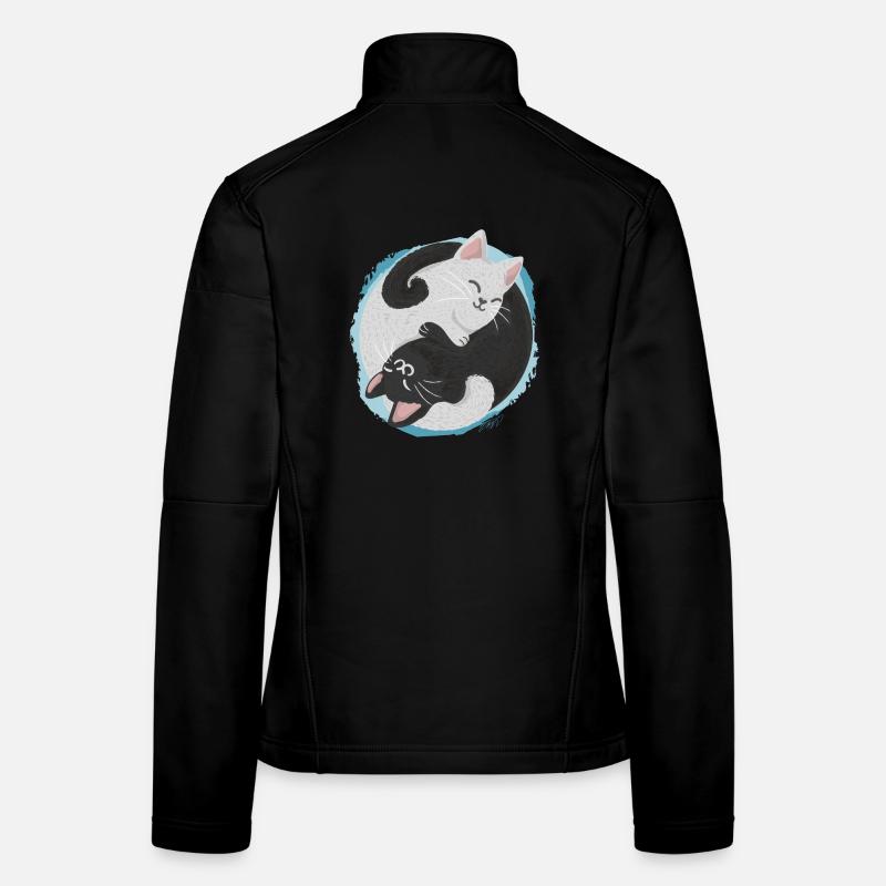 Jing Jang Katzen Frauen Softshelljacke