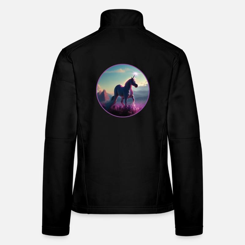 Licorne Veste en tissu softshell Femme