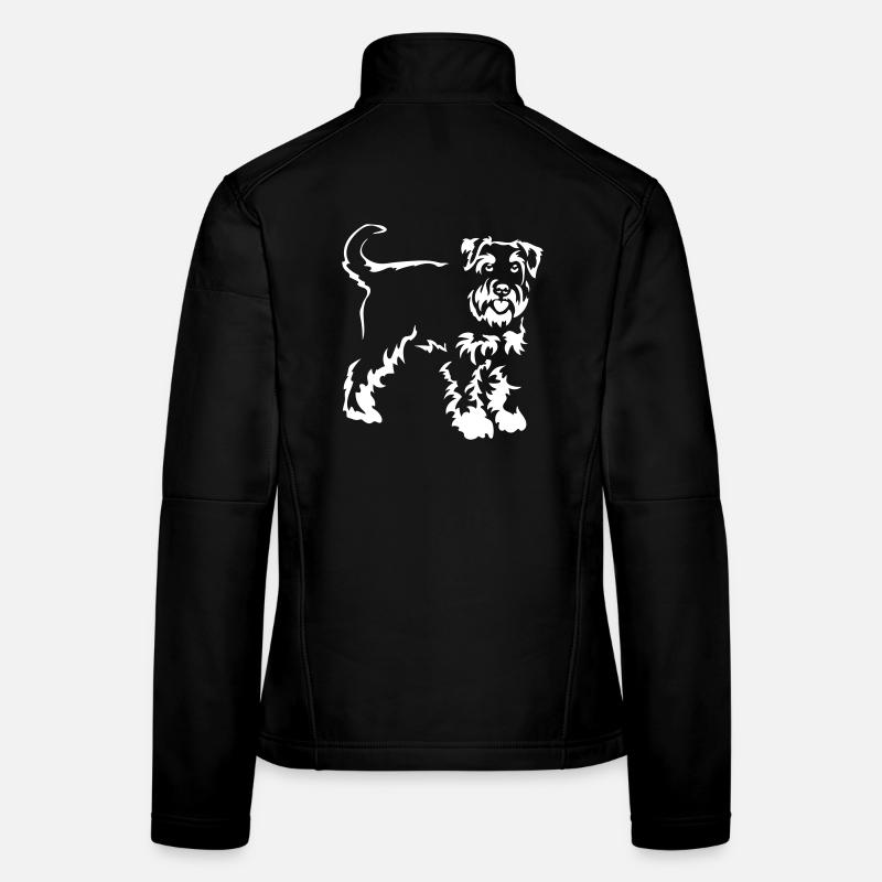 Schnauzer "Black Edition" Women's Softshell Jacket