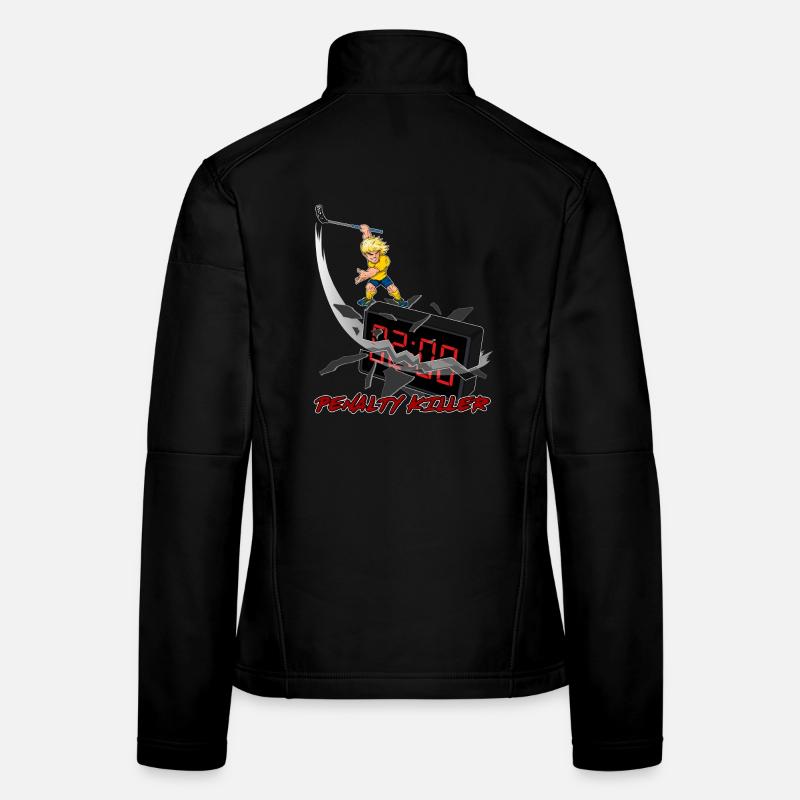Penalty Killer Floorball v2-rouge Veste en tissu softshell Femme