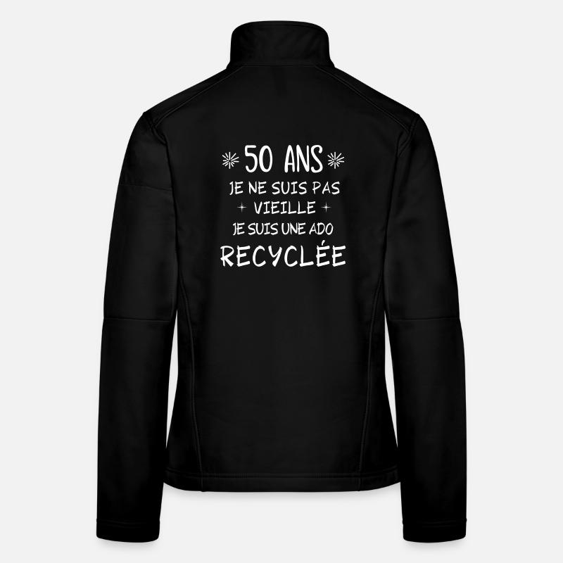 anniversaire, anniversaire 50 ans Veste en tissu softshell Femme