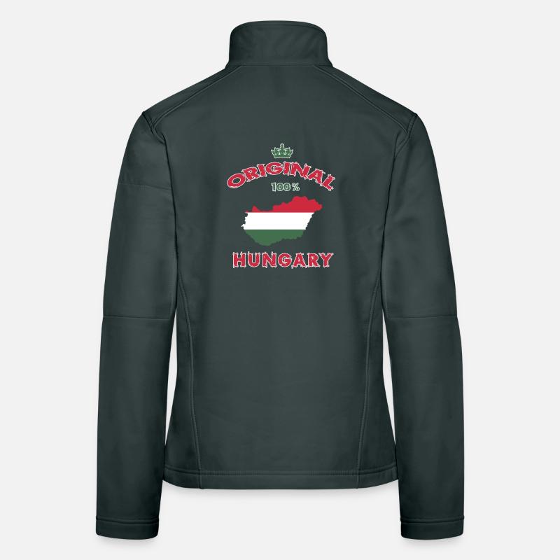 Ungarn Original 100% Flaggen Design Frauen Softshelljacke