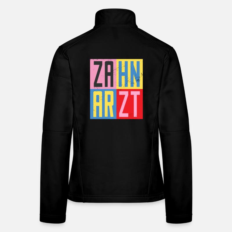 Zahnarzt Design Frauen Softshelljacke