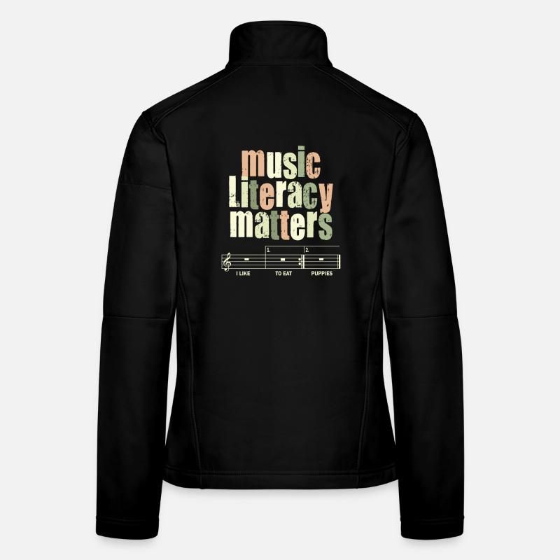 Music Literacy Matters Frauen Softshelljacke