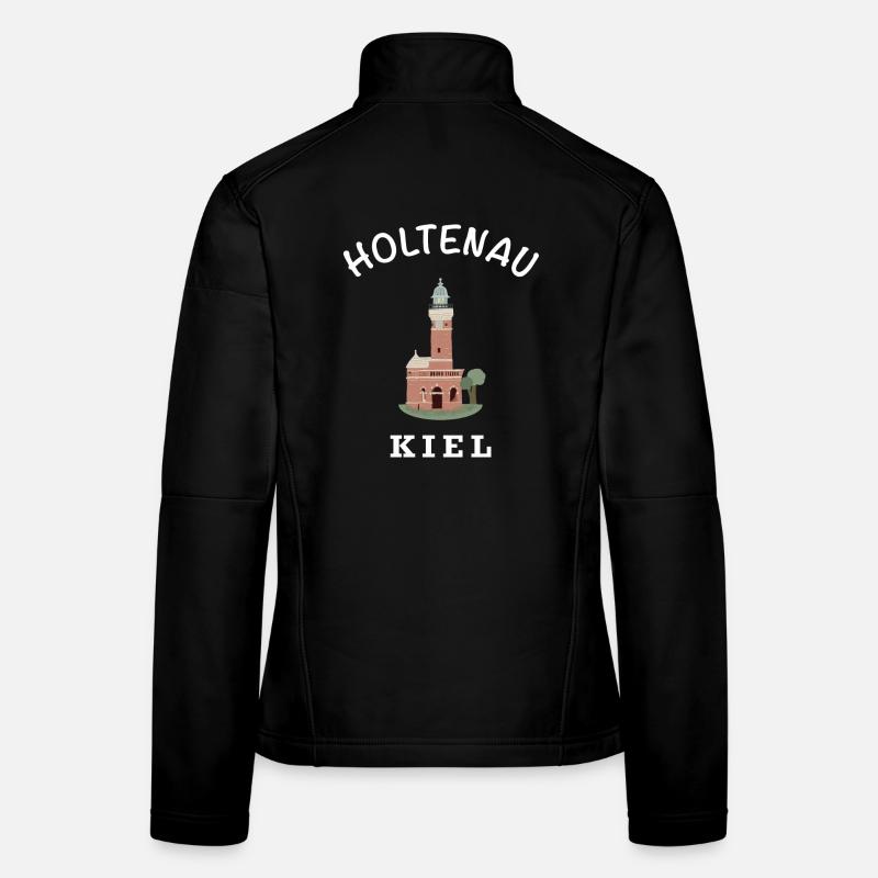 Kiel, lighthouse Holtenau, German Baltic Sea Women's Softshell Jacket
