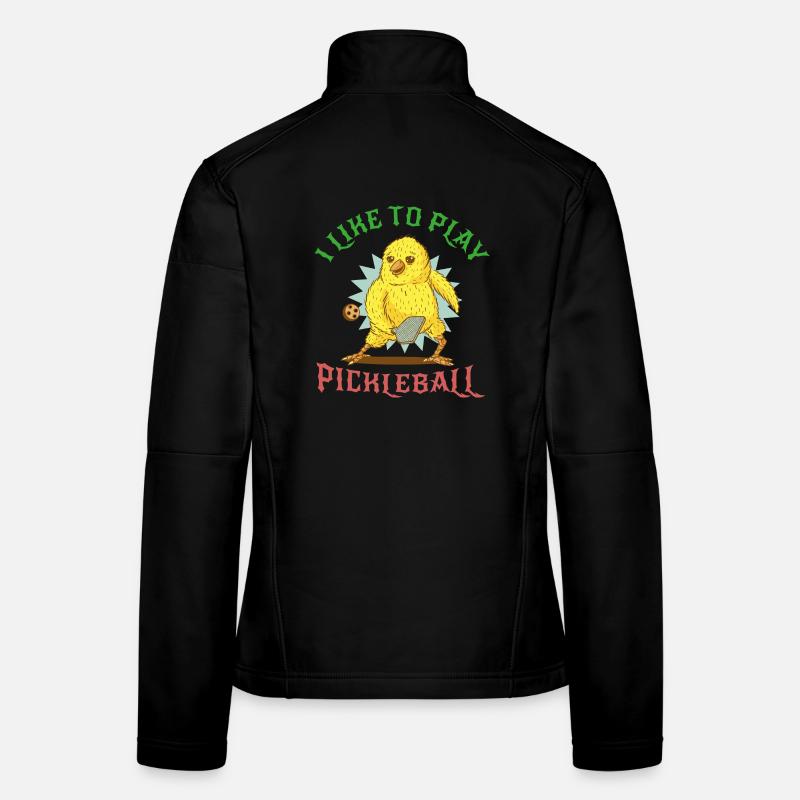 ich mag Pickleball Frauen Softshelljacke