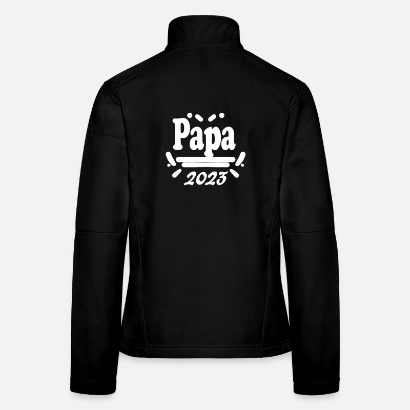 Papa 2023 - Vater 2023 Frauen Softshelljacke