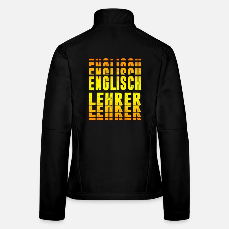 Englisch Lehrer Design Frauen Softshelljacke