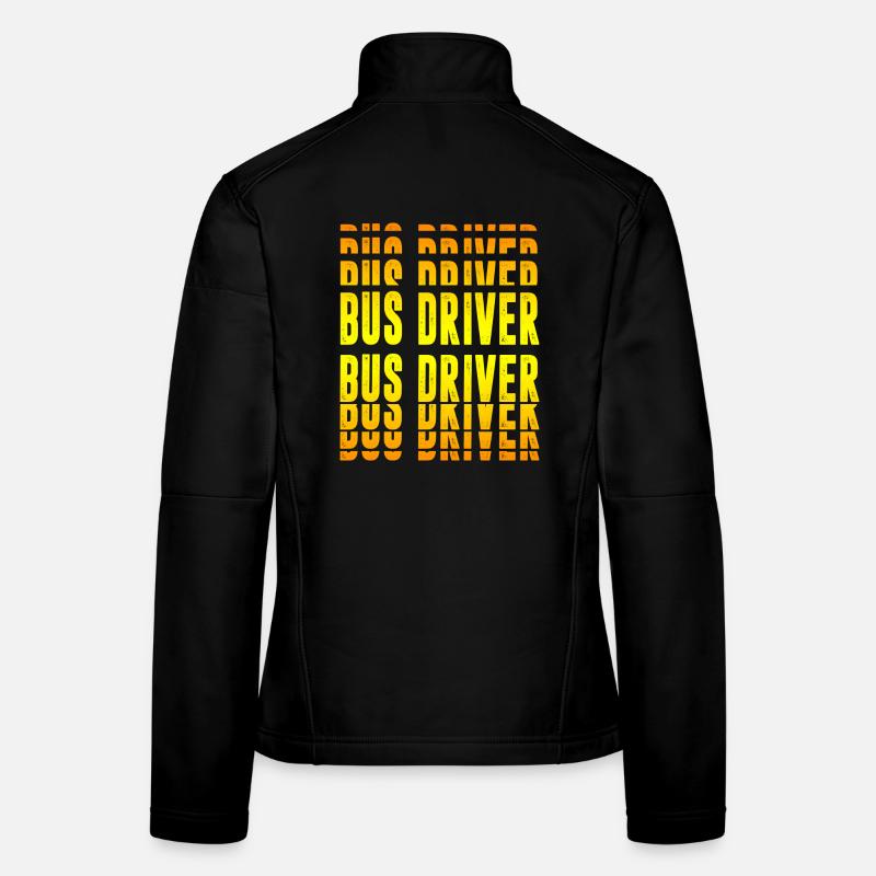 Bus driver design Women's Softshell Jacket