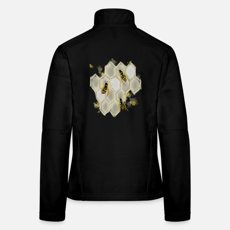 Guêpes Veste en tissu softshell Femme