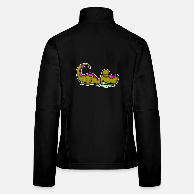 Dino endormi Veste en tissu softshell Femme