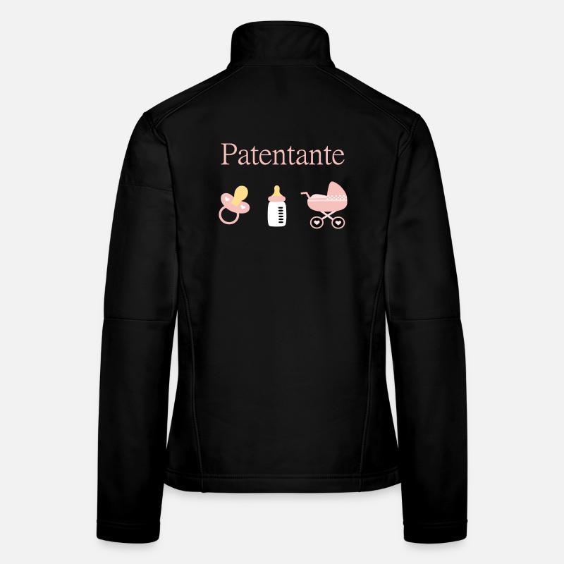 Patentante Geburt Mädchen Taufe Frauen Softshelljacke