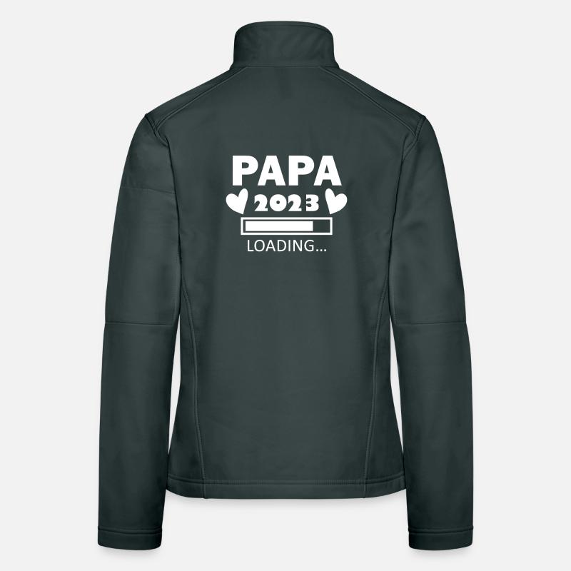 Vater 2023 - Papa 2023 loading - Papa werden Frauen Softshelljacke