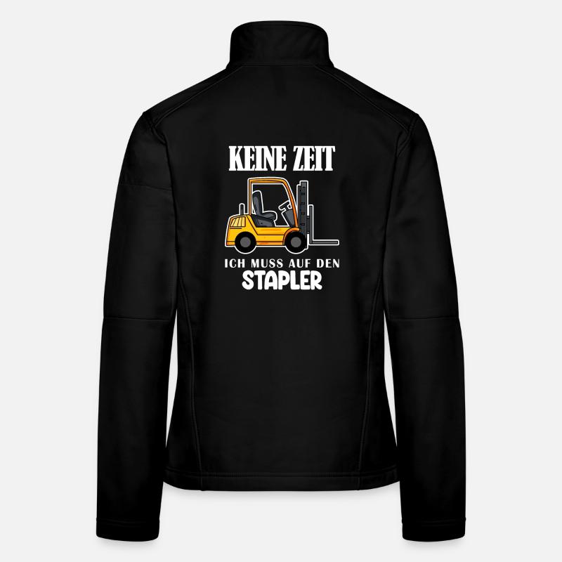 Staplerfahrer Gabelstapler Lager Logistik Frauen Softshelljacke