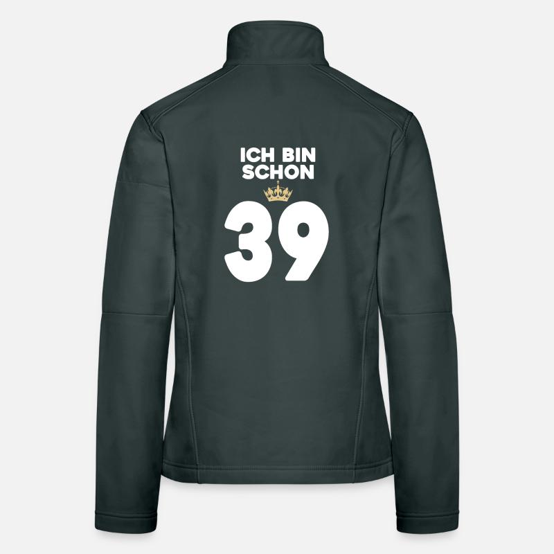 39. Geburtstag Geschenk - 39 Jahre mit Krone Frauen Softshelljacke