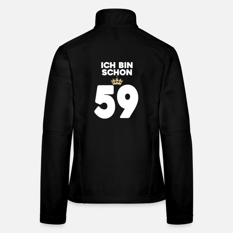 59. Geburtstag Geschenk - 59 Jahre mit Krone Frauen Softshelljacke