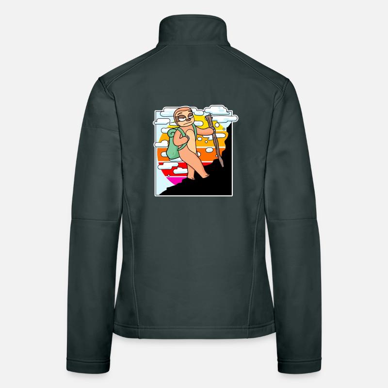 Faultier Berg Berge Berggipfel Gipfel Frauen Softshelljacke