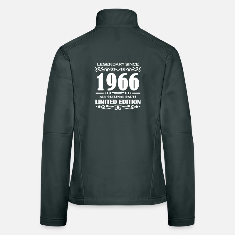 1966 - Né en 1966 Veste en tissu softshell Femme