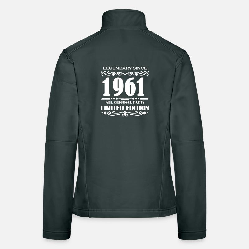1961 - Né en 1961 Veste en tissu softshell Femme
