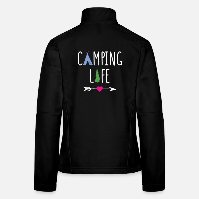 Campingleben Frauen Softshelljacke