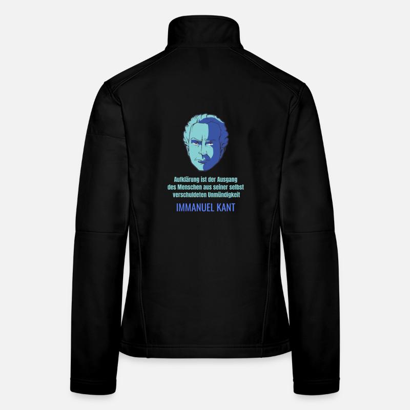 Philosoph Immanuel Kant Spruch Aufklärung Frauen Softshelljacke