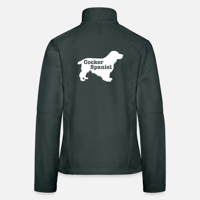 Cocker Spaniel Frauen Softshelljacke