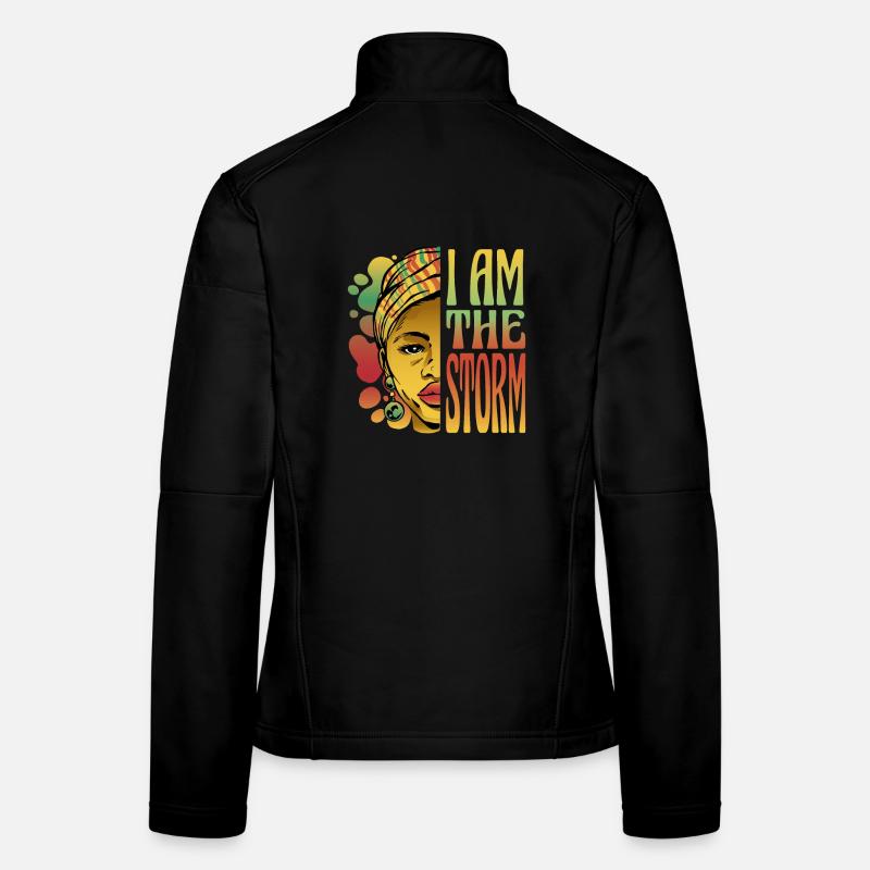 Ich bin der Sturm Frauen Softshelljacke