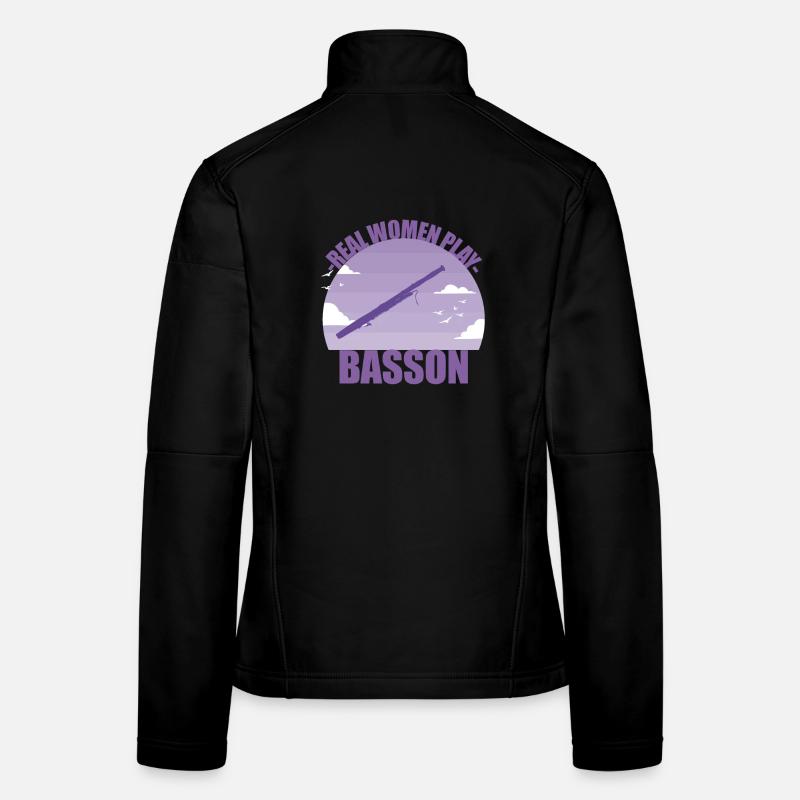 Fagott Instrument Musikerin Mädchen Geschenk Frauen Softshelljacke
