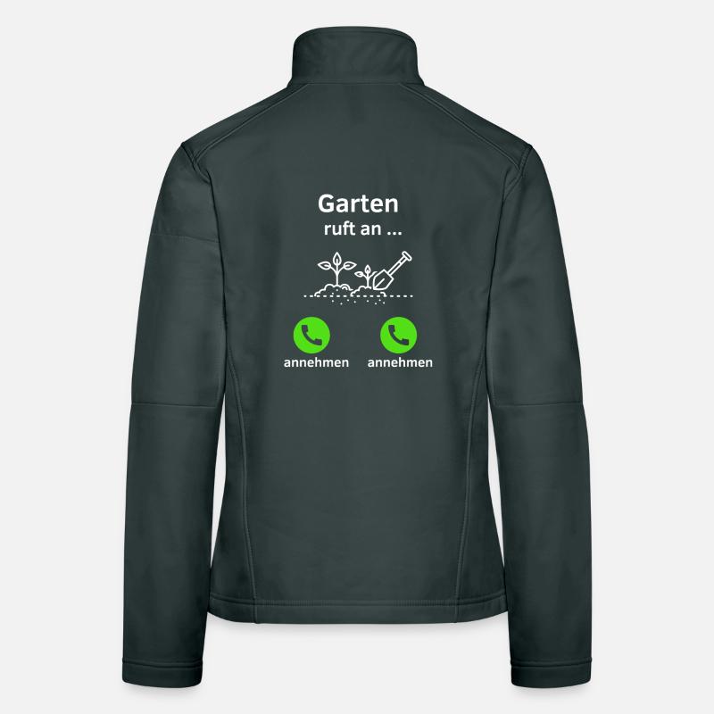 Garten ruft an - annehmen oder annehmen? Frauen Softshelljacke
