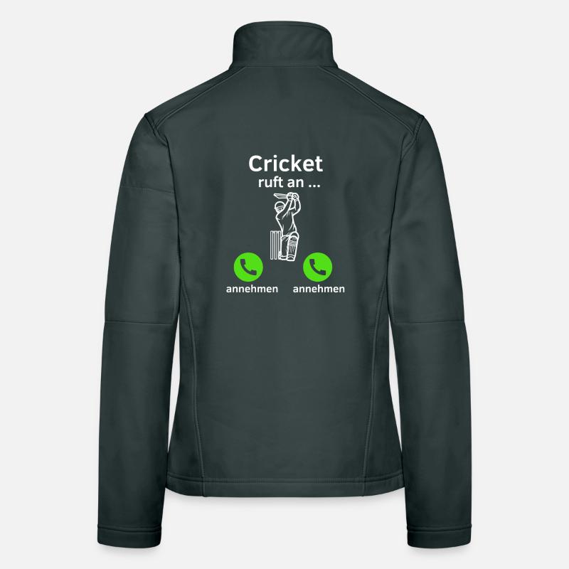 Cricket ruft an - annehmen oder annehmen? Frauen Softshelljacke