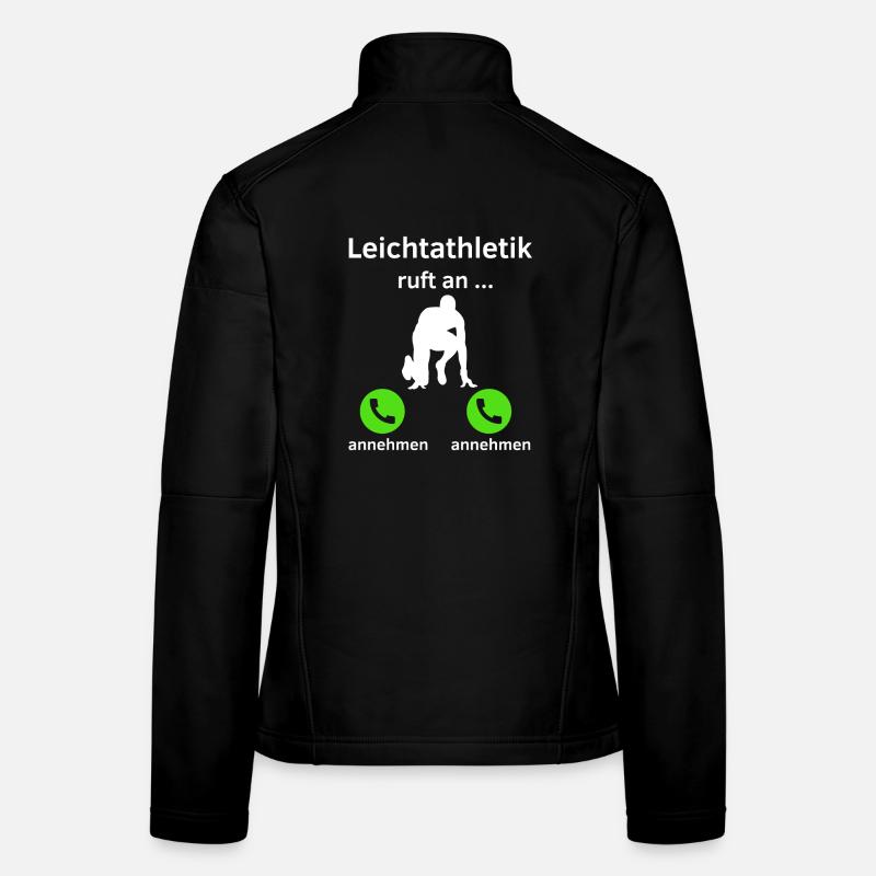 Leichtathletik ruft an - annehmen oder annehmen? Frauen Softshelljacke