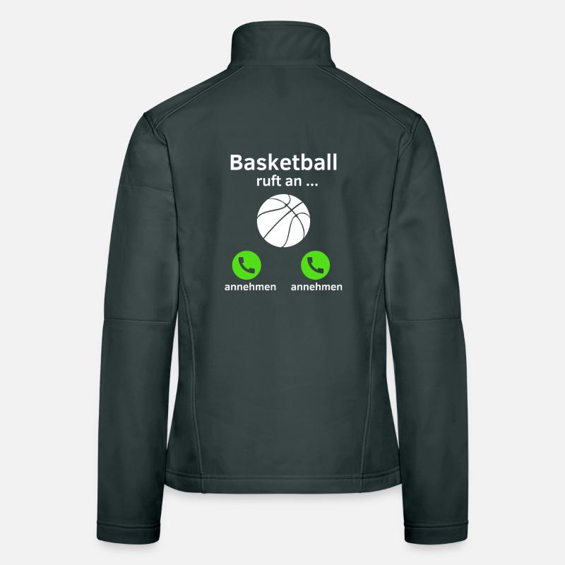 Basketball ruft an - annehmen oder annehmen? Frauen Softshelljacke