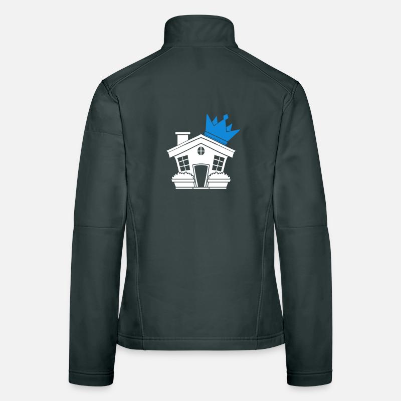 Toit de la maison Veste en tissu softshell Femme