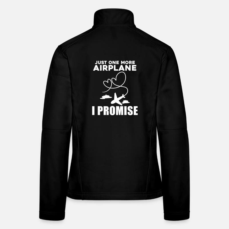 Flugzeuge Flugzeug Pilot Geschenk - Frauen Softshelljacke - Schwarz
