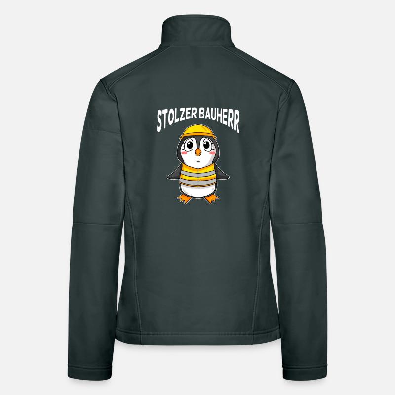 Bauherr Pinguin Frauen Softshelljacke