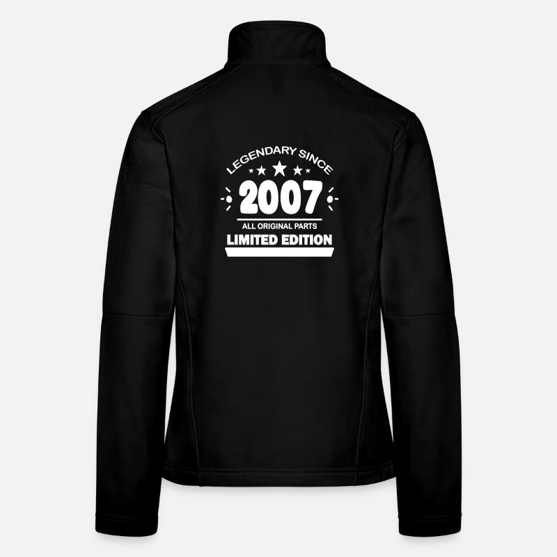 2007 - Né 2007 - Année de construction 2007 Veste en tissu softshell Femme