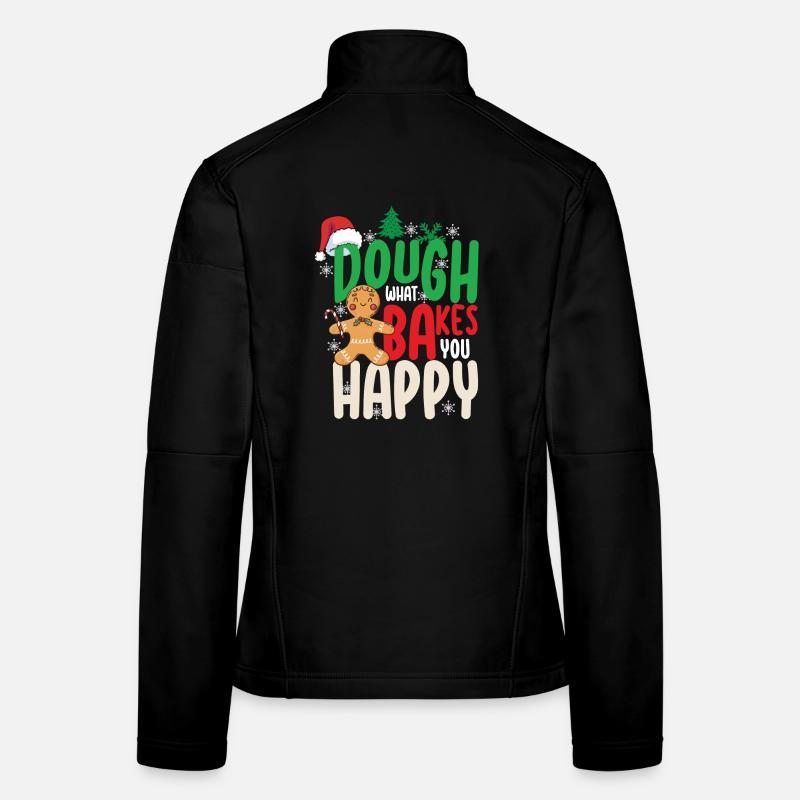 Pâte ce qui vous cuit Bonne cuisson Veste en tissu softshell Femme