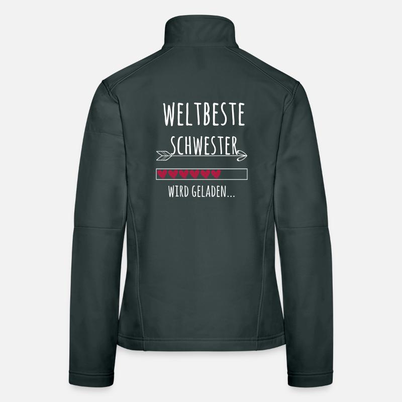 Weltbeste Schwester Ankündigung Schwangerschaft Frauen Softshelljacke