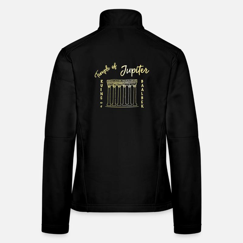 Liban, Colonnes de Jupiter, or, Baalbek Veste en tissu softshell Femme