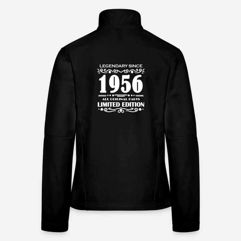 1956 - Né 1956 - Année de construction 1956 Veste en tissu softshell Femme